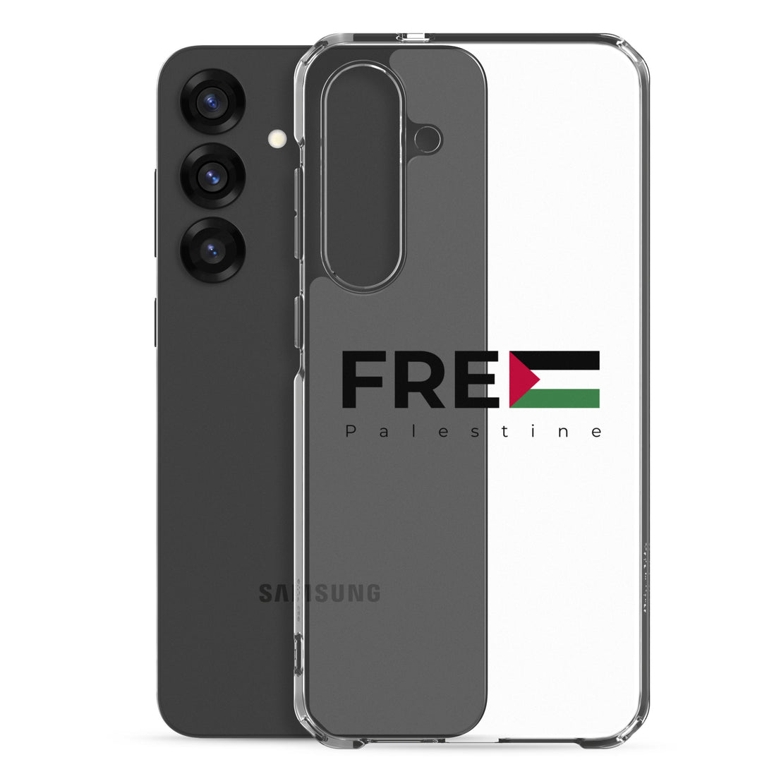 Clear Case for Samsung® - Free Palestine, Samsung Samsung Galaxy S25 Plus Case With Phone