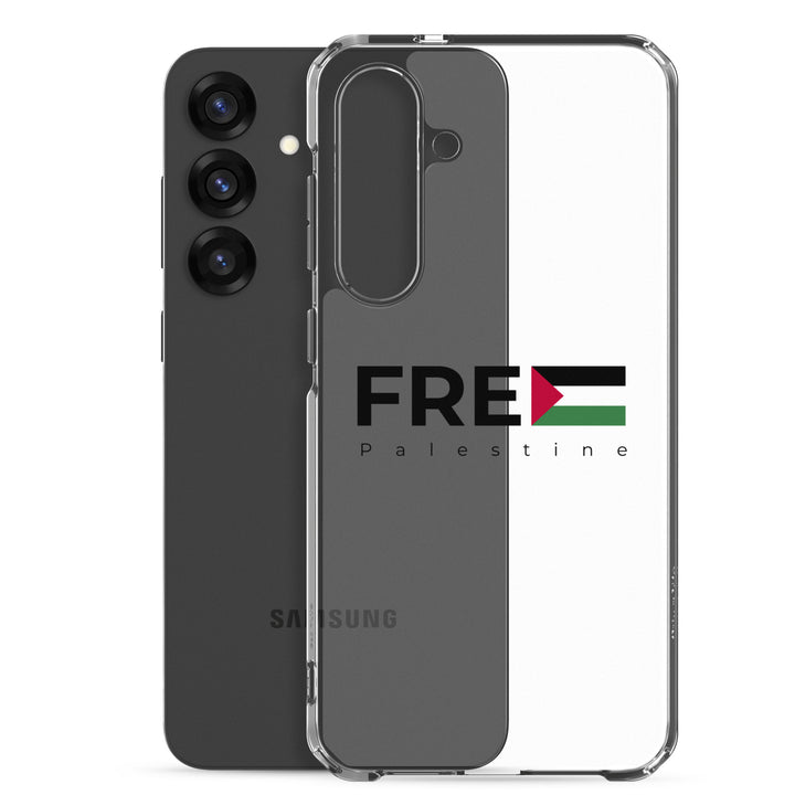 Clear Case for Samsung® - Free Palestine, Samsung Samsung Galaxy S25 Plus Case With Phone