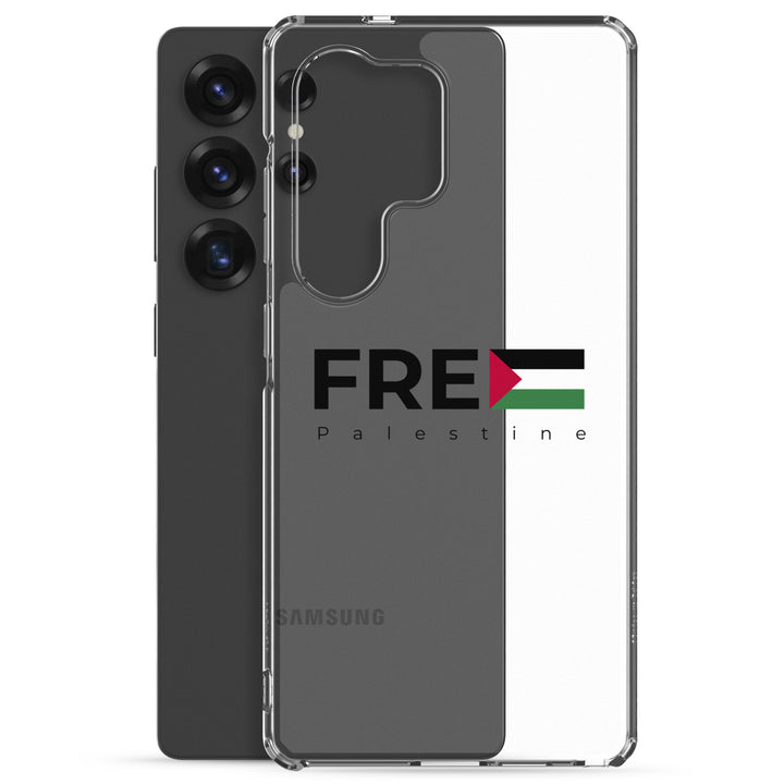 Clear Case for Samsung® - Free Palestine, Samsung Samsung Galaxy S25 Ultra Case With Phone