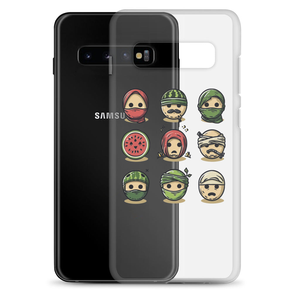Clear Case for Samsung® - Palestine Emoji, Samsung Samsung Galaxy S10 Case With Phone