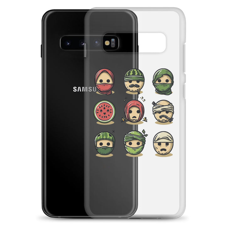 Clear Case for Samsung® - Palestine Emoji, Samsung Samsung Galaxy S10 Case With Phone