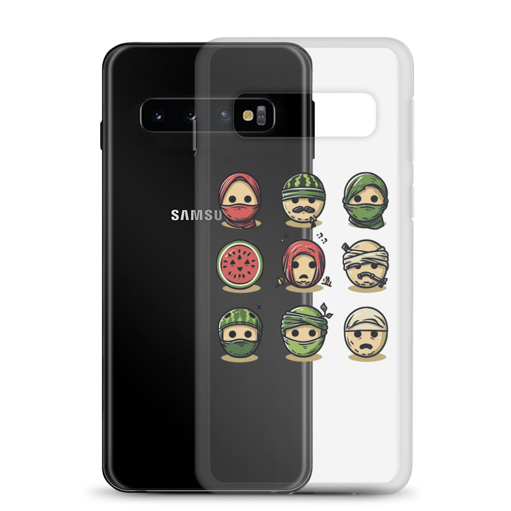 Clear Case for Samsung® - Palestine Emoji, Samsung Samsung Galaxy S10 Case With Phone