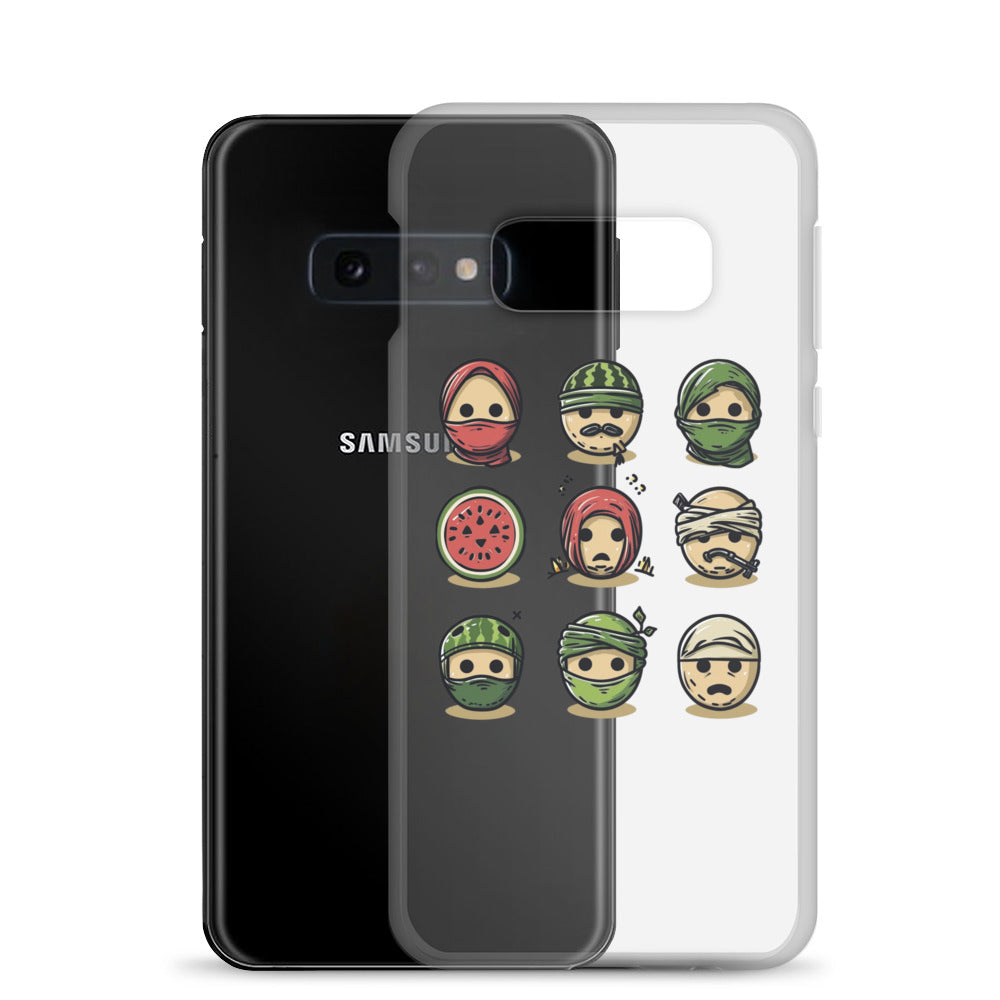 Clear Case for Samsung® - Palestine Emoji, Samsung Samsung Galaxy S10e Case With Phone
