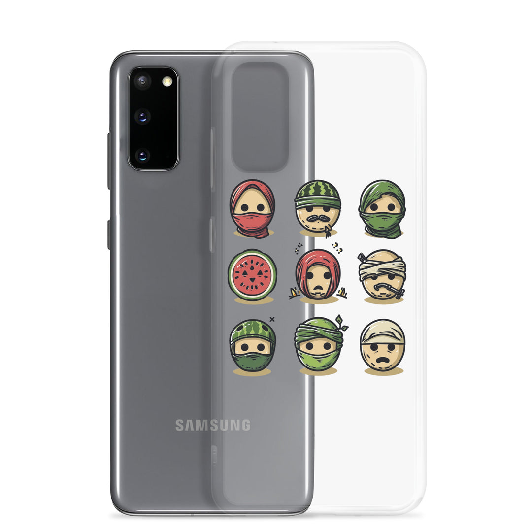 Clear Case for Samsung® - Palestine Emoji, Samsung Samsung Galaxy S20 Case With Phone