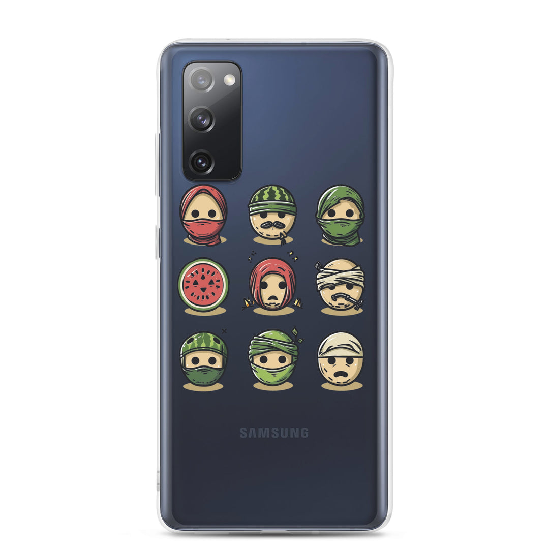 Clear Case for Samsung® - Palestine Emoji, Samsung Samsung Galaxy S20 Fe Case On Phone
