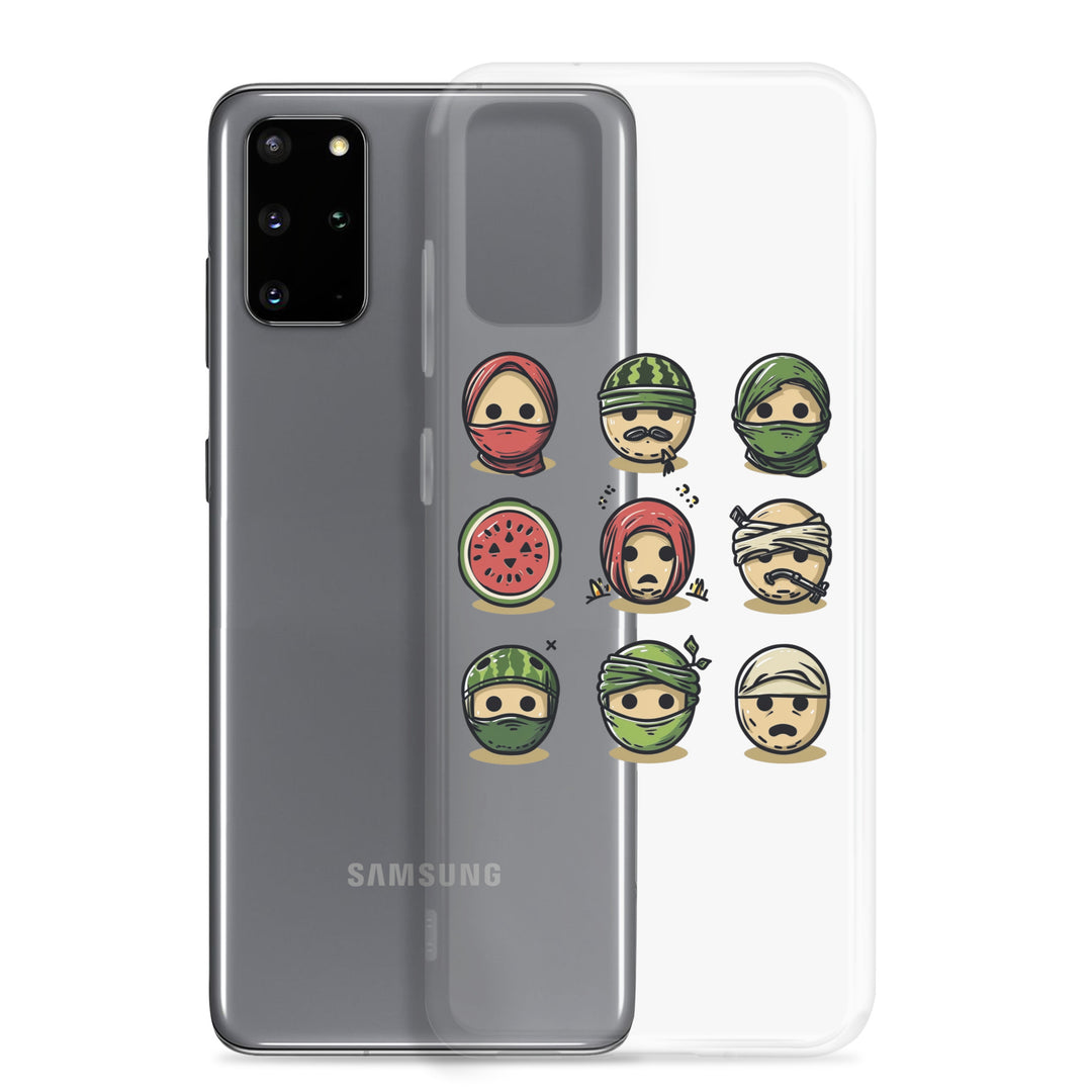 Clear Case for Samsung® - Palestine Emoji, Samsung Samsung Galaxy S20 Plus Case With Phone