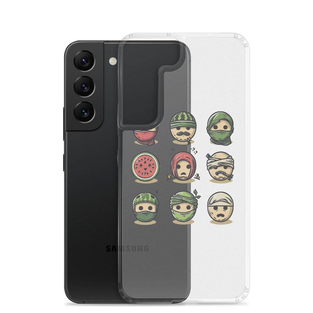 Clear Case for Samsung® - Palestine Emoji, Samsung Samsung Galaxy S22 Case With Phone