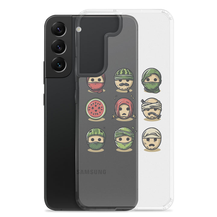 Clear Case for Samsung® - Palestine Emoji, Samsung Samsung Galaxy S22 Plus Case With Phone