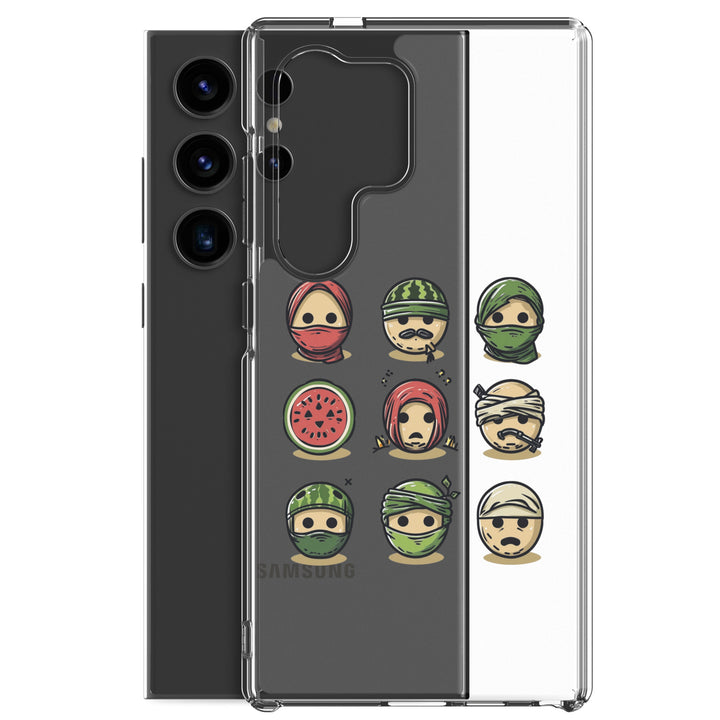 Clear Case for Samsung® - Palestine Emoji, Samsung Samsung Galaxy S24 Ultra Case With Phone