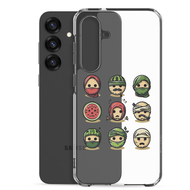 Clear Case for Samsung® - Palestine Emoji, Samsung Samsung Galaxy S25 Plus Case With Phone