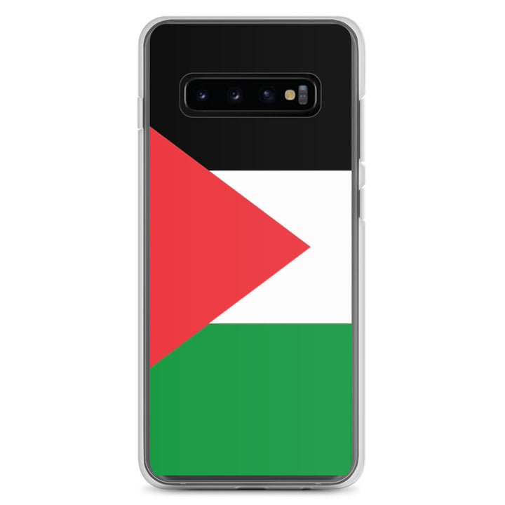 Clear Case for Samsung® -  Palestine Flag, Samsung Samsung Galaxy S10 Case On Phone