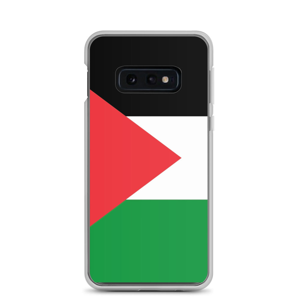 Clear Case for Samsung® -  Palestine Flag, Samsung Samsung Galaxy S10e Case On Phone
