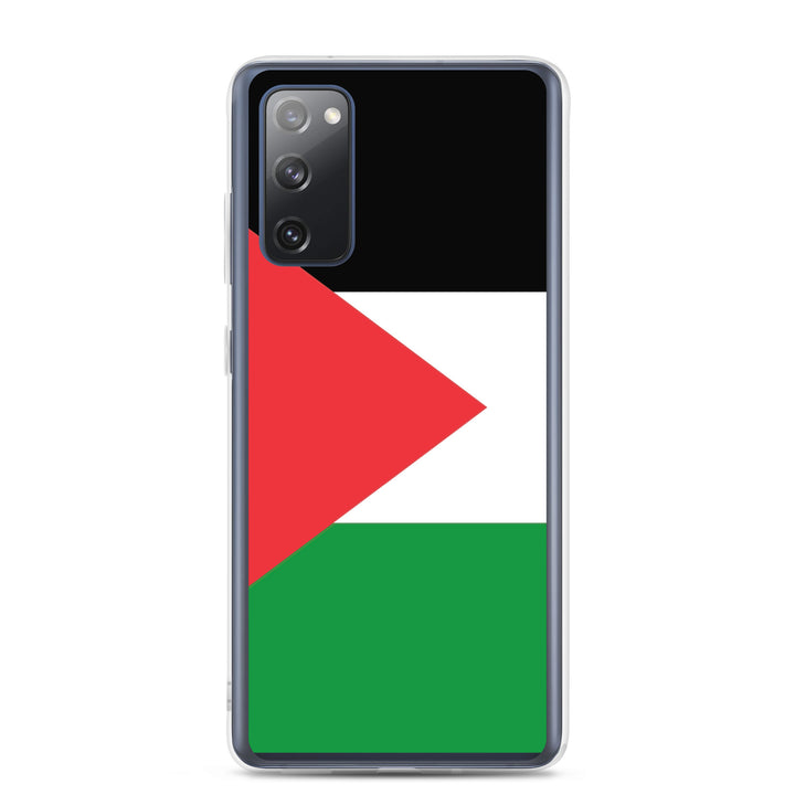 Clear Case for Samsung® -  Palestine Flag, Samsung Samsung Galaxy S20 Fe Case On Phone