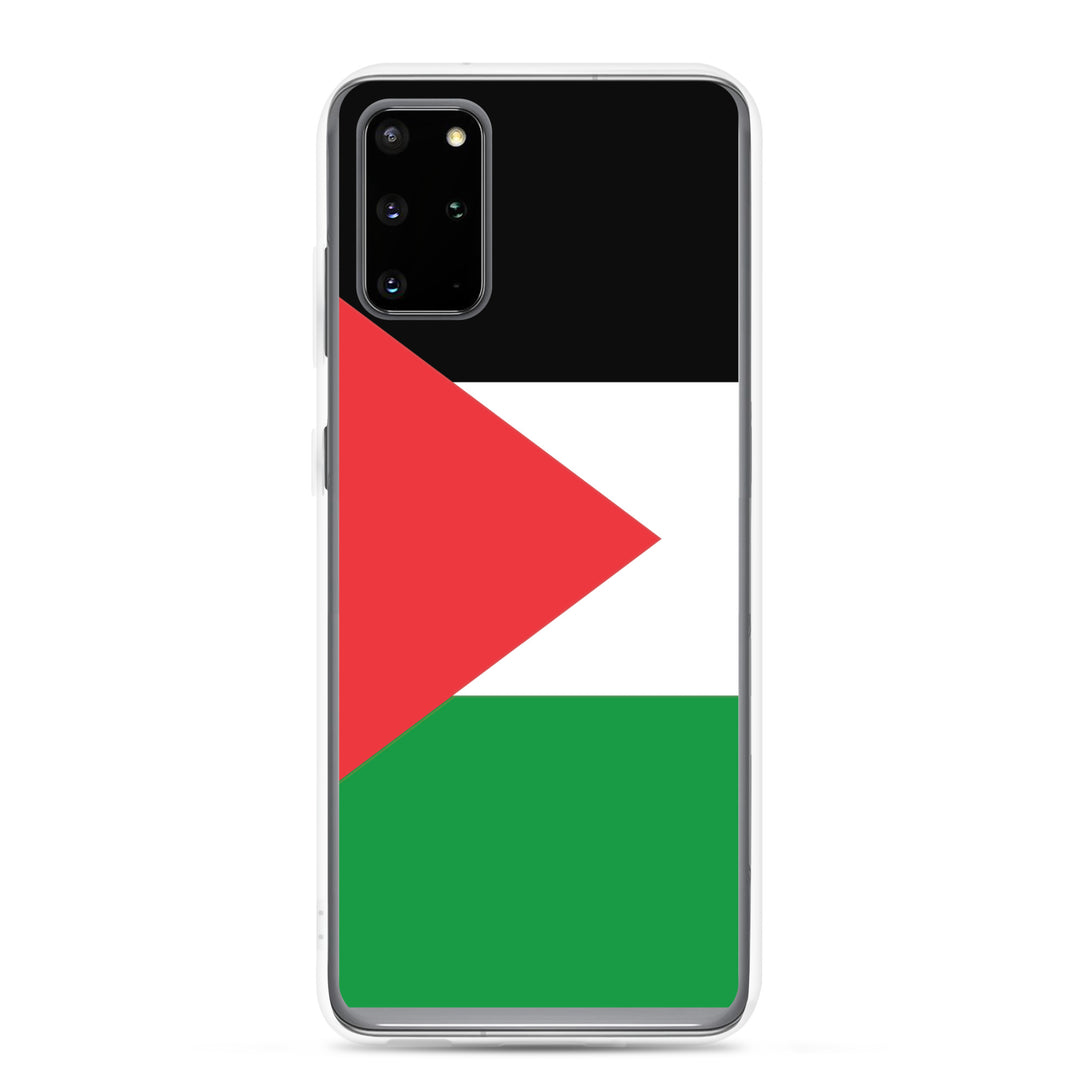 Clear Case for Samsung® -  Palestine Flag, Samsung Samsung Galaxy S20 Plus Case On Phone