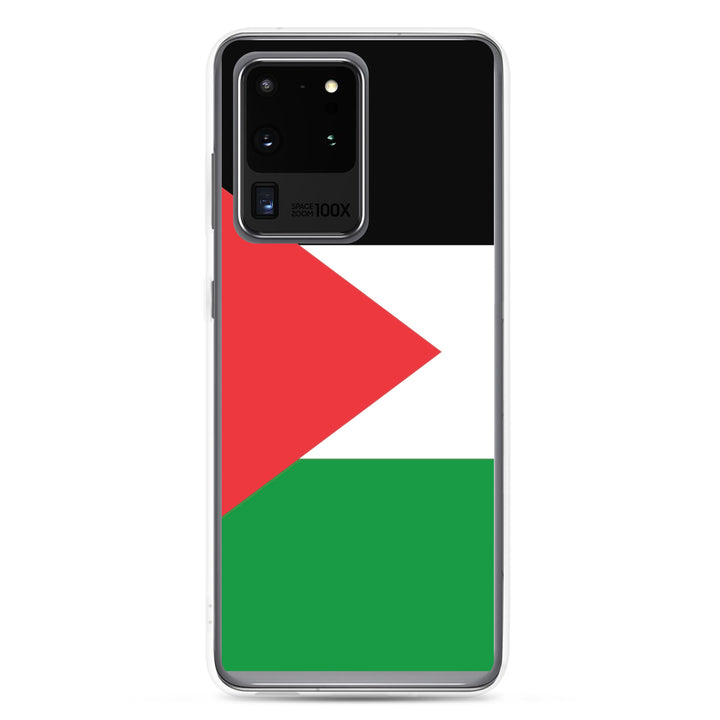 Clear Case for Samsung® -  Palestine Flag, Samsung Samsung Galaxy S20 Ultra Case On Phone