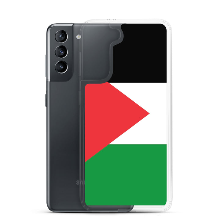 Clear Case for Samsung® -  Palestine Flag, Samsung Samsung Galaxy S21 Case With Phone