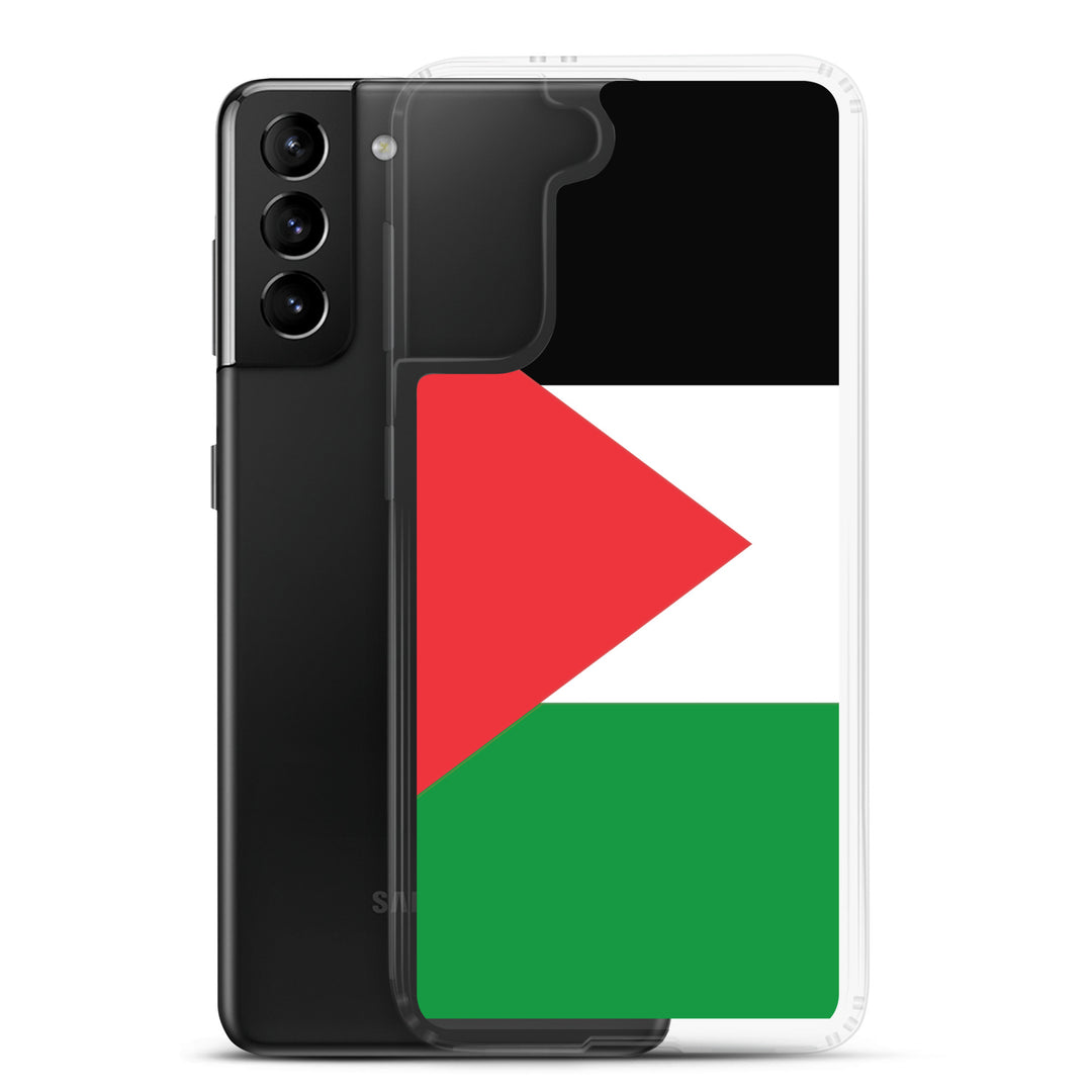 Clear Case for Samsung® -  Palestine Flag, Samsung Samsung Galaxy S21 Plus Case With Phone