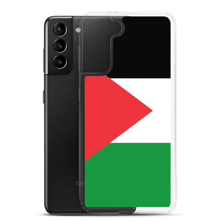 Clear Case for Samsung® -  Palestine Flag, Samsung Samsung Galaxy S21 Plus Case With Phone