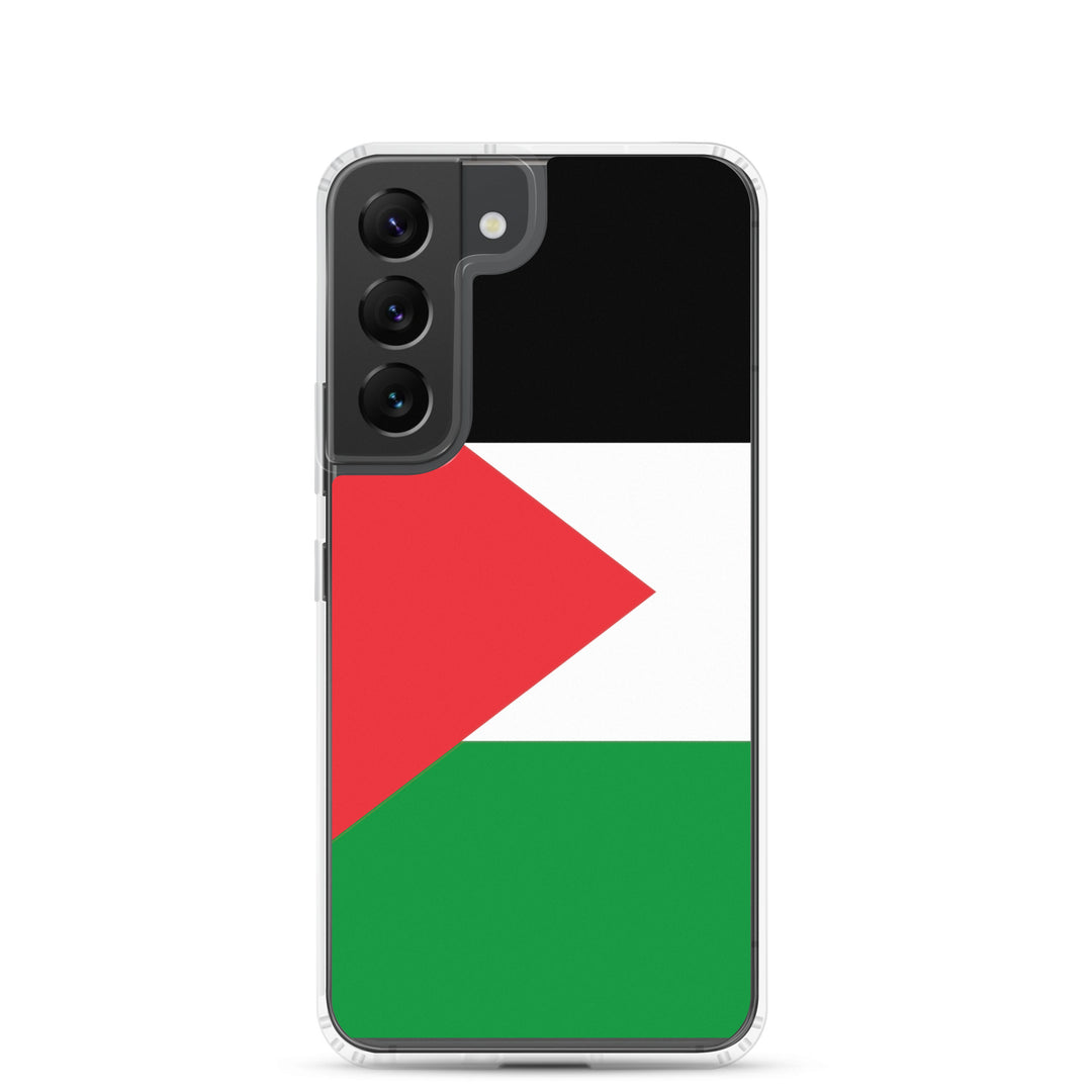 Clear Case for Samsung® -  Palestine Flag, Samsung Samsung Galaxy S22 Case On Phone
