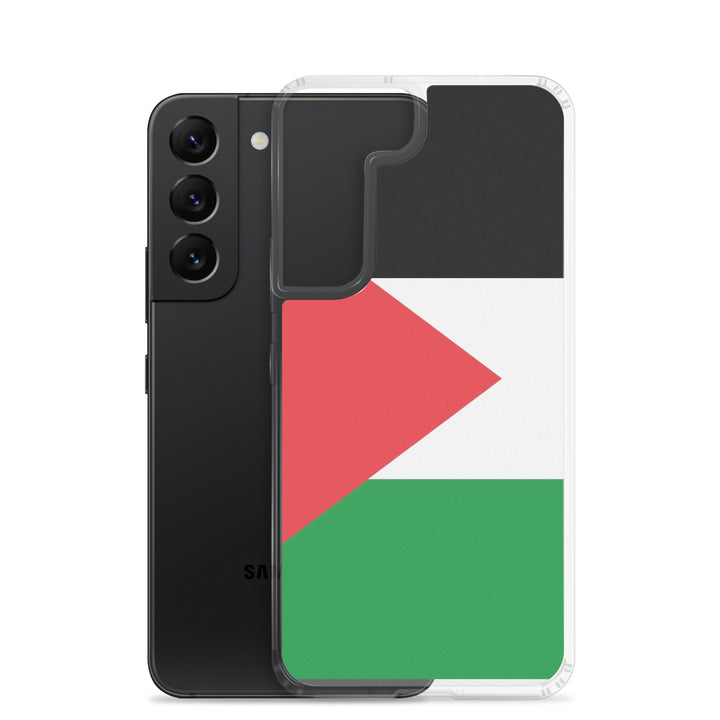 Clear Case for Samsung® -  Palestine Flag, Samsung Samsung Galaxy S22 Case With Phone