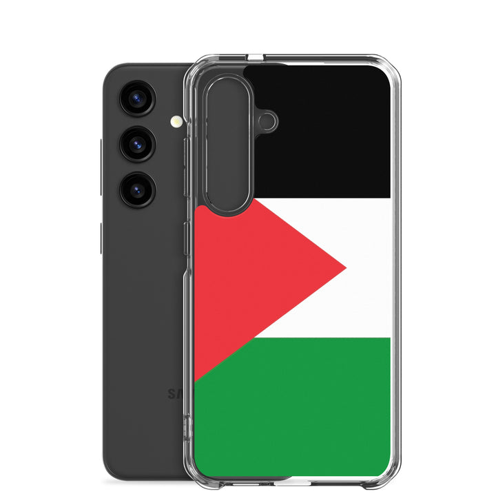 Clear Case for Samsung® -  Palestine Flag, Samsung Samsung Galaxy S24 Case With Phone