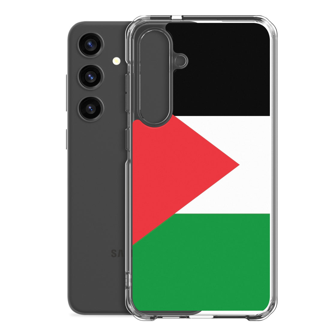 Clear Case for Samsung® -  Palestine Flag, Samsung Samsung Galaxy S24 Plus Case With Phone