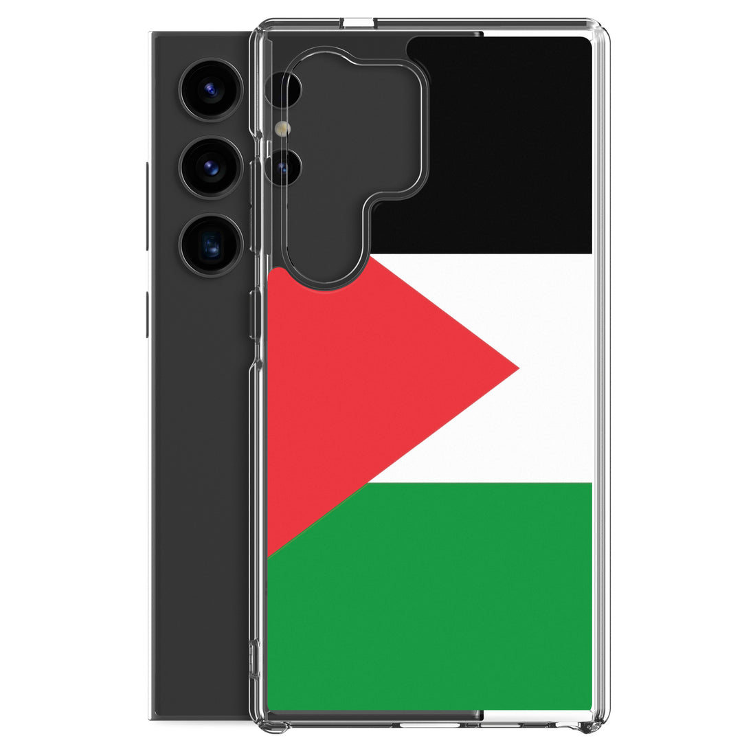 Clear Case for Samsung® -  Palestine Flag, Samsung Samsung Galaxy S24 Ultra Case With Phone