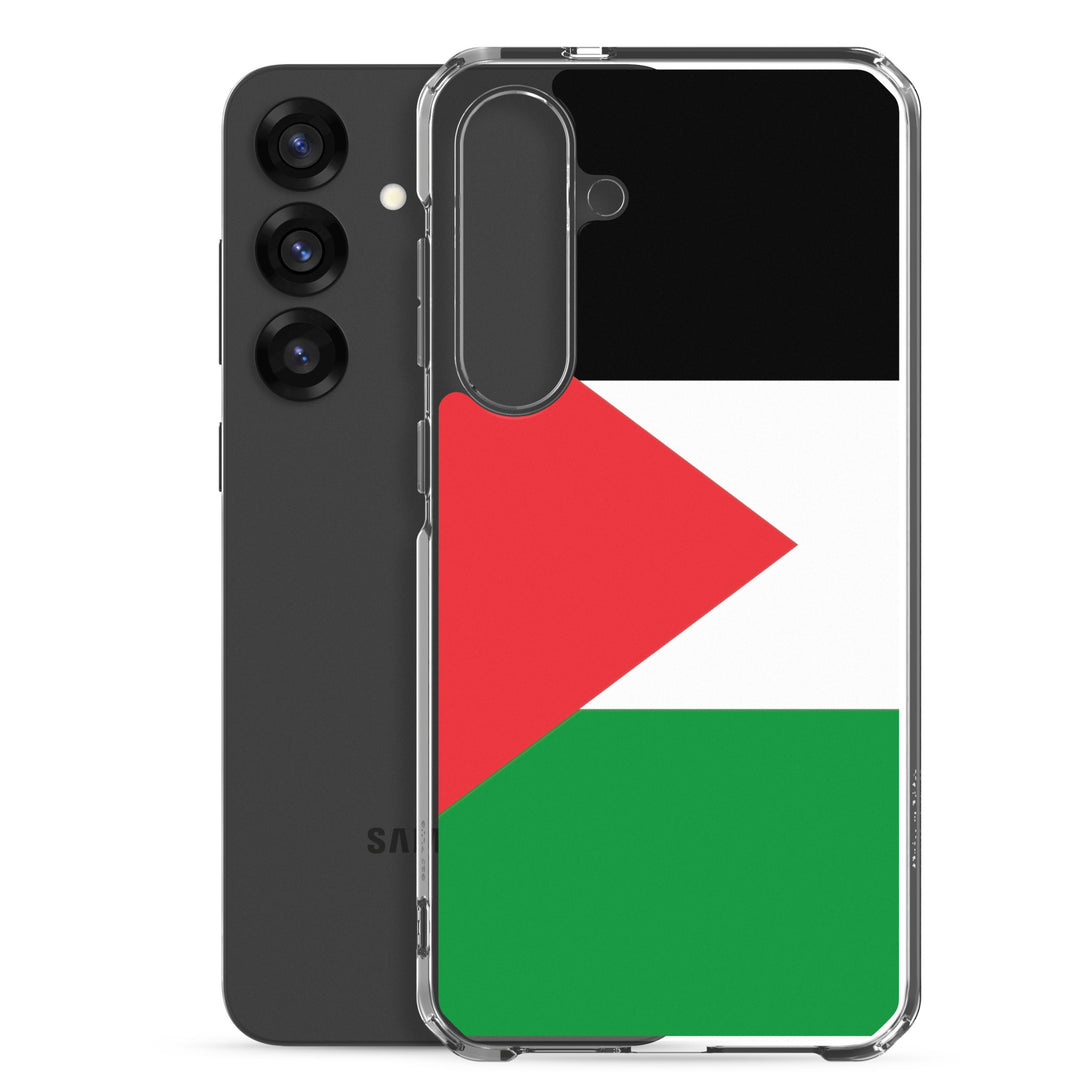 Clear Case for Samsung® -  Palestine Flag, Samsung Samsung Galaxy S25 Plus Case With Phone