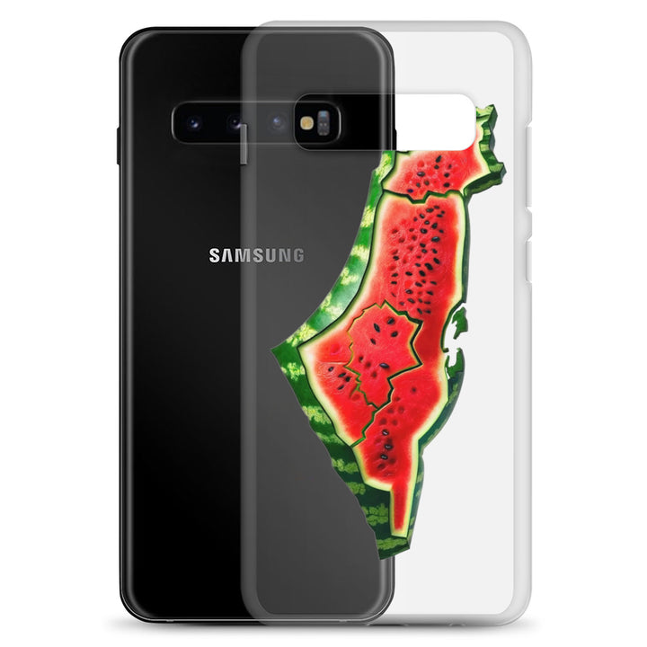 Clear Case for Samsung® - Palestine Watermelon, Samsung Samsung Galaxy S10 Case With Phone