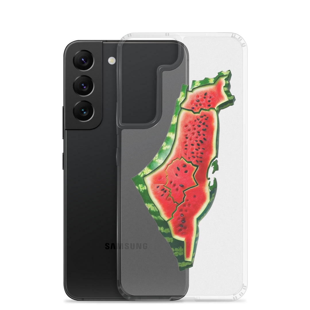 Clear Case for Samsung® - Palestine Watermelon, Samsung Samsung Galaxy S22 Case With Phone