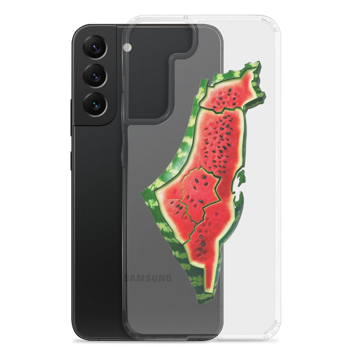 Clear Case for Samsung® - Palestine Watermelon, Samsung Samsung Galaxy S22 Plus Case With Phone