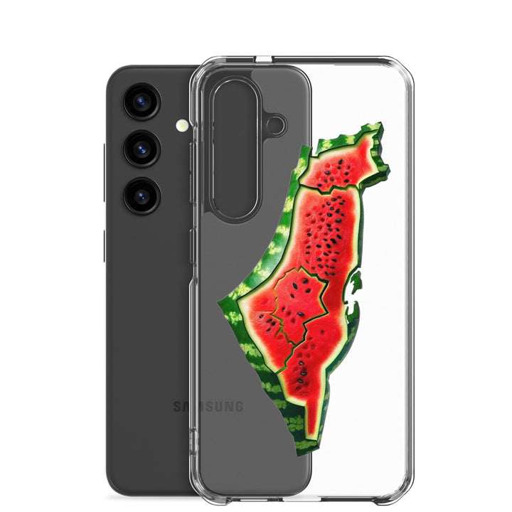 Clear Case for Samsung® - Palestine Watermelon, Samsung Samsung Galaxy S24 Case With Phone