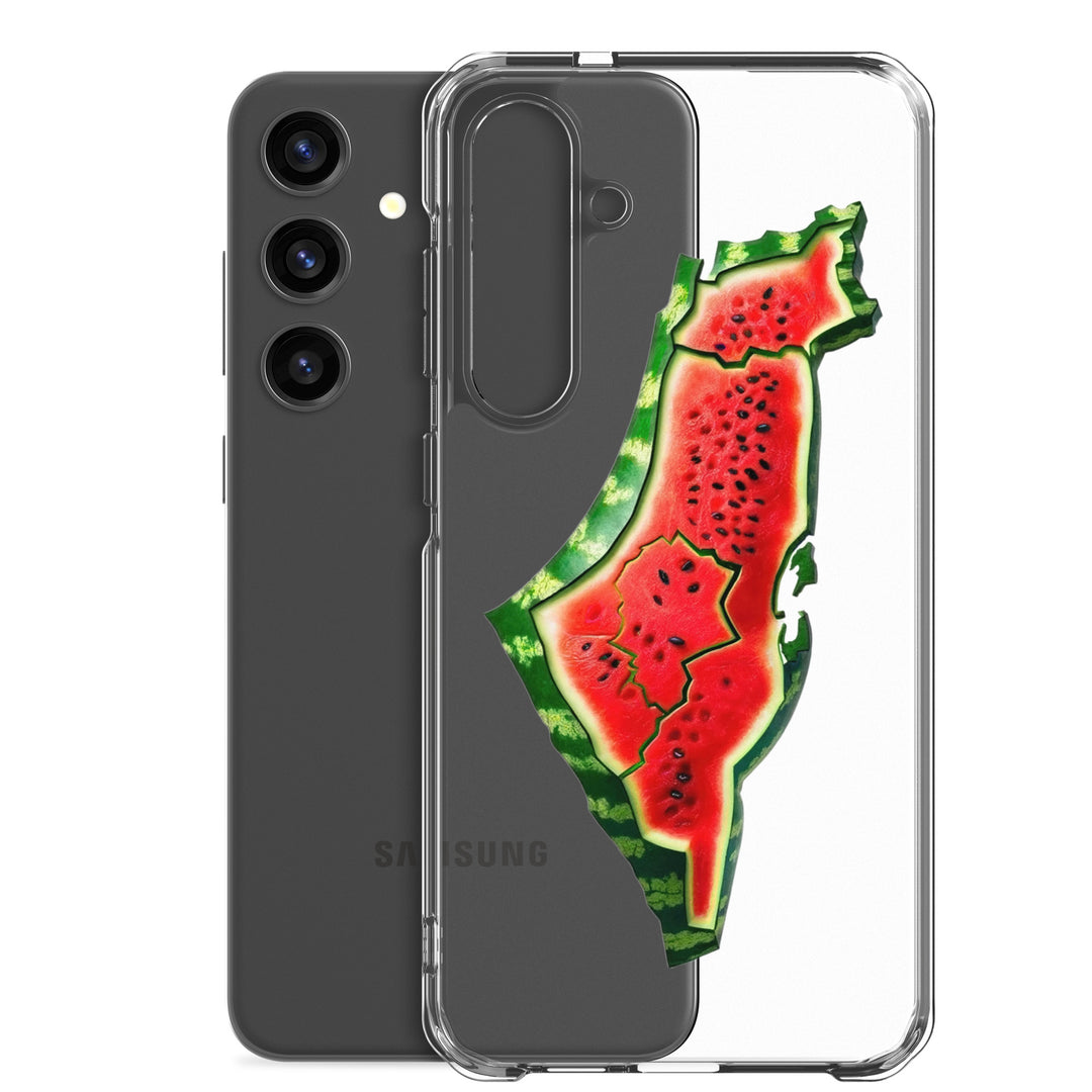 Clear Case for Samsung® - Palestine Watermelon, Samsung Samsung Galaxy S24 Plus Case With Phone