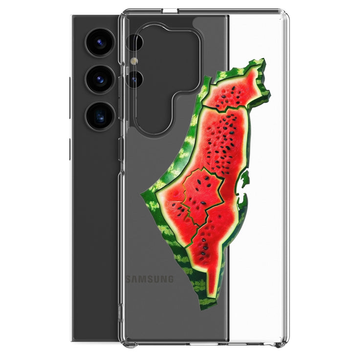 Clear Case for Samsung® - Palestine Watermelon, Samsung Samsung Galaxy S24 Ultra Case With Phone