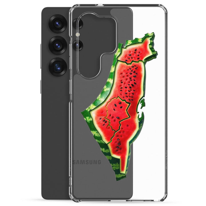 Clear Case for Samsung® - Palestine Watermelon, Samsung Samsung Galaxy S25 Ultra Case With Phone