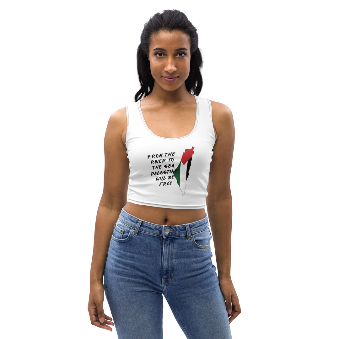 Crop Top - From the River, White