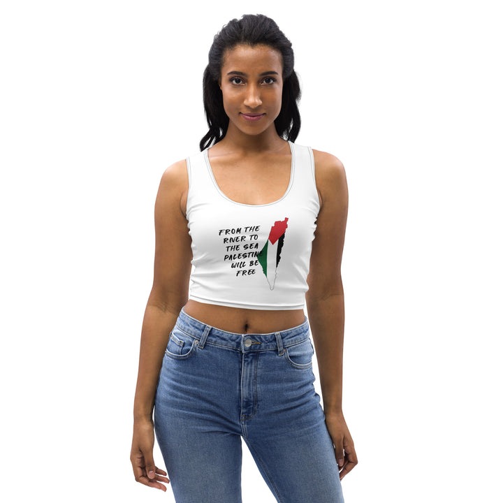 Crop Top - From the River, White