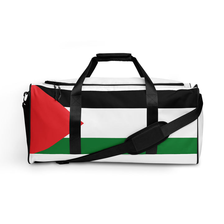 Duffle bag - Palestine Flag, White