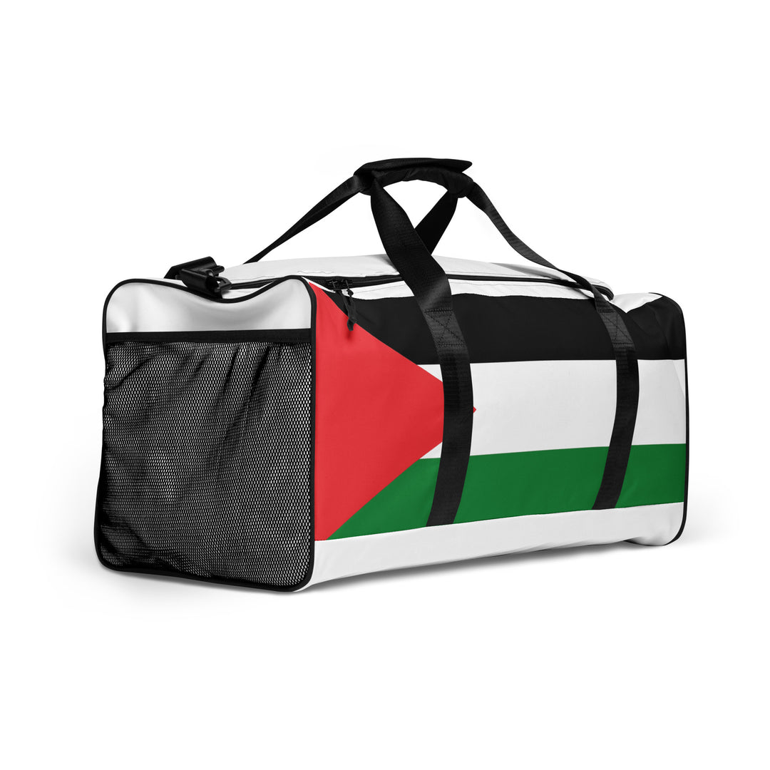 Duffle bag - Palestine Flag, White