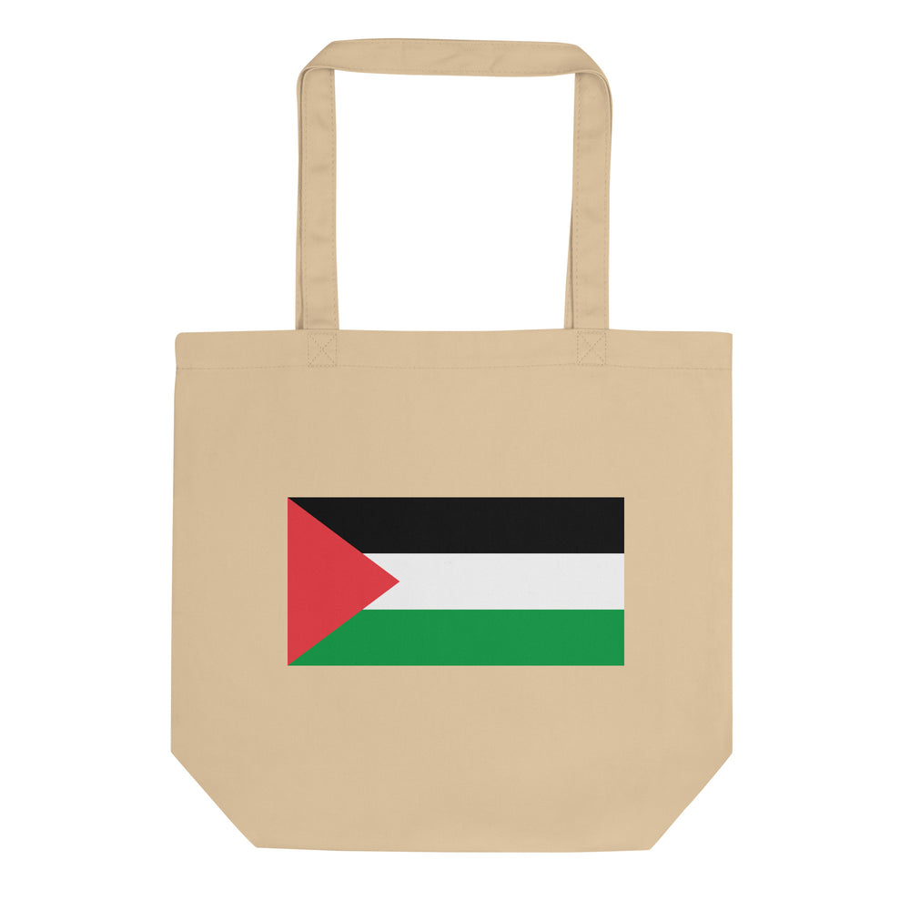 Eco Tote Bag - Palestine Flag, Eco Tote Bag Oyster