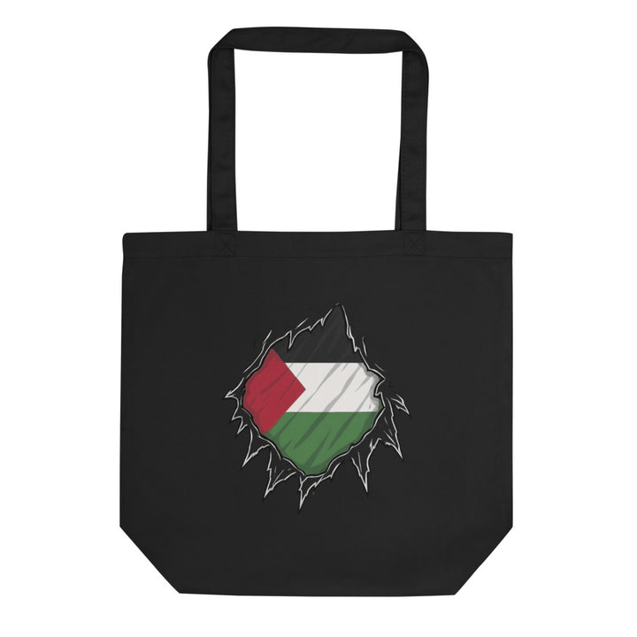 Eco Tote Bag - Palestine Hero, Eco Tote Bag Black