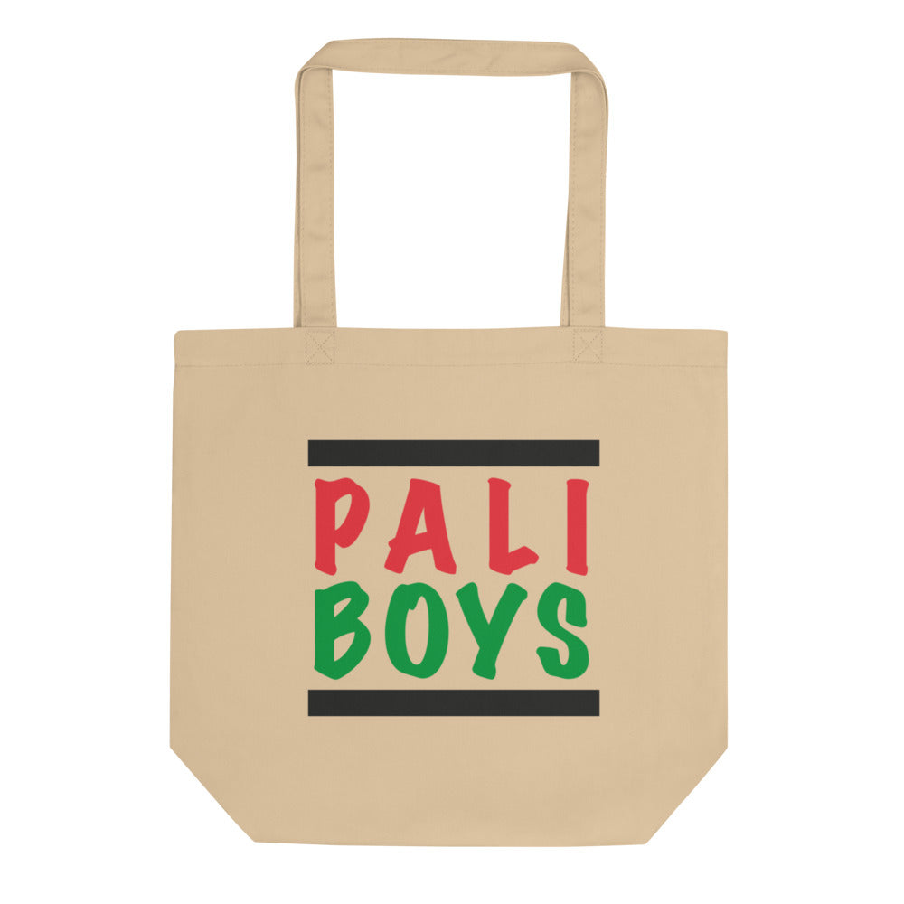Eco Tote Bag - Palestinian Boys, Eco Tote Bag Oyster