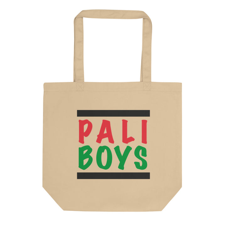 Eco Tote Bag - Palestinian Boys, Eco Tote Bag Oyster