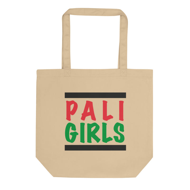 Eco Tote Bag - Palestinian Girls, Eco Tote Bag Oyster