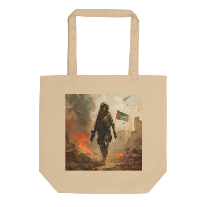 Eco Tote Bag - Resistance, Eco Tote Bag Oyster
