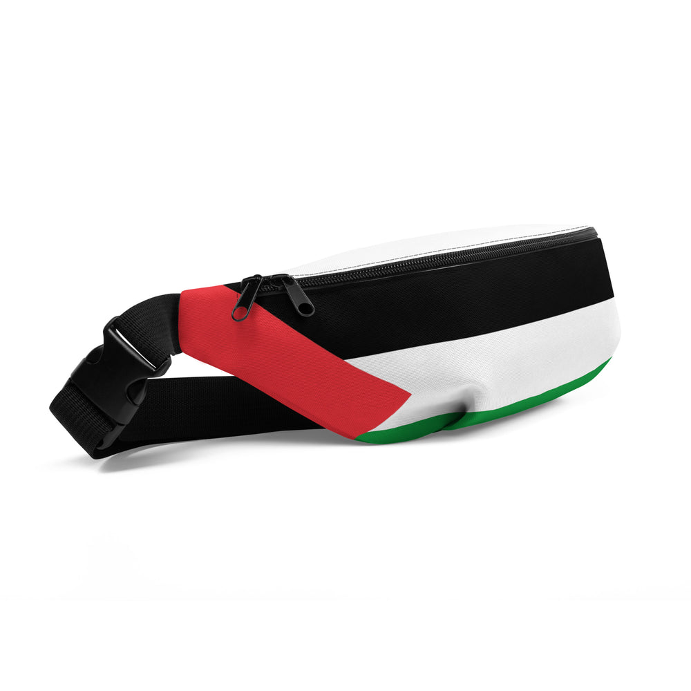 Fanny Pack - Palestine Flag, White Front