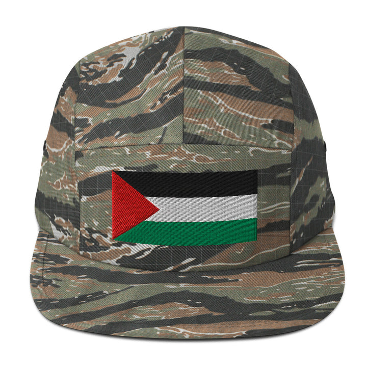 Five Panel Cap - Palestine Flag, 5 Panel Cap Green Tiger Camo