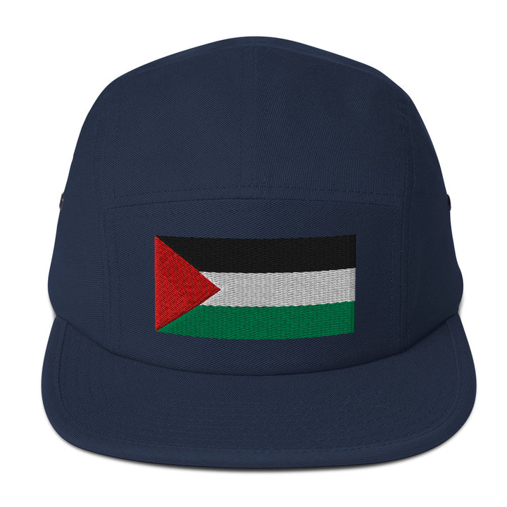 Five Panel Cap - Palestine Flag, 5 Panel Cap Navy