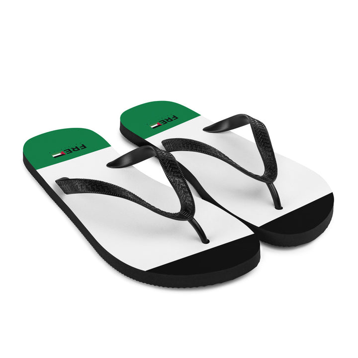 Flip-Flops - Free Palestine, Sublimation Flip Flops White Front