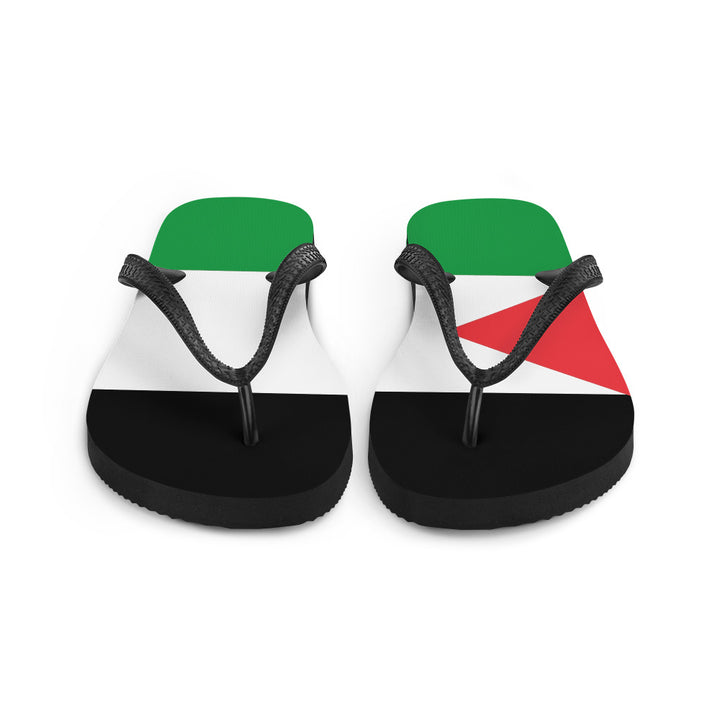 Flip-Flops - Palestine Flag, Sublimation Flip Flops White